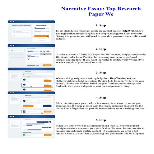 Narrative Essay Top Research Paper We