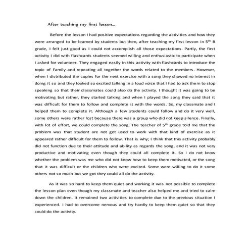 Narrative first lesson grecia roldan