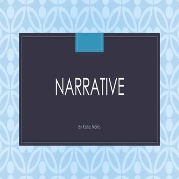 Narrative in my music video