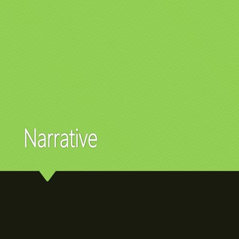 Narrative lesson 2019