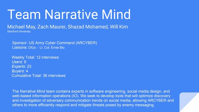 Narrative Mind Week 3 H4D Stanford 2016