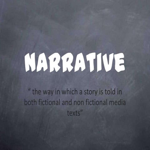 Narrative presentation