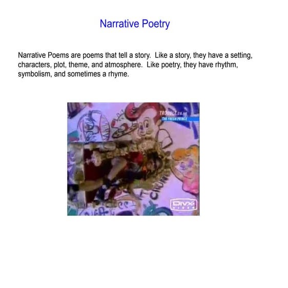 Narrative poetry