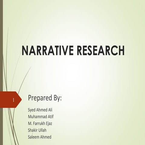 Narrative research