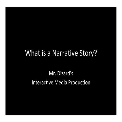 What is a Narrative Story? | PPT