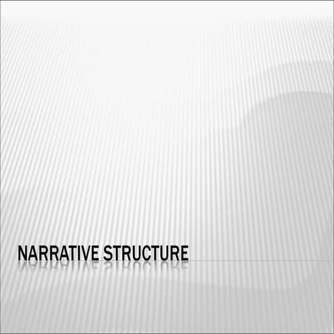 Narrative structure