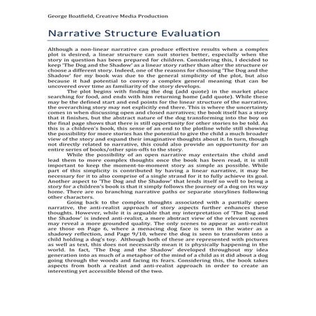 Narrative evaluation