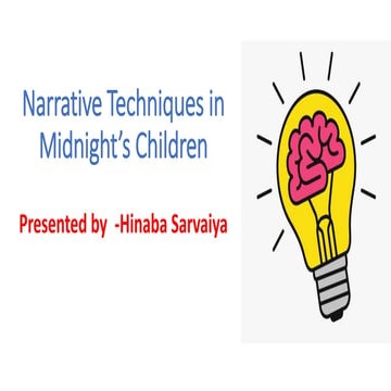 Narrative techniques in Midnight's Children