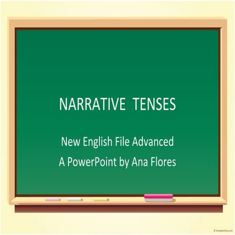 Narrative  tenses new english file advanced, Past simple, Past Continuos, Pas...