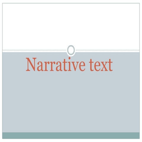 Contoh Narrative text