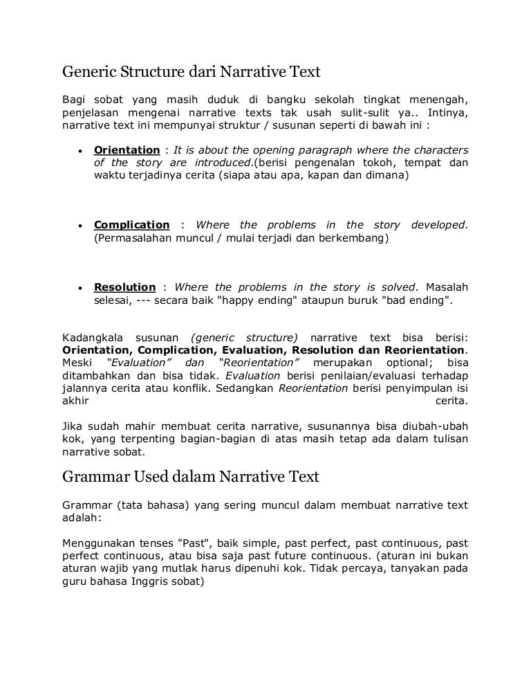 Narrative Text