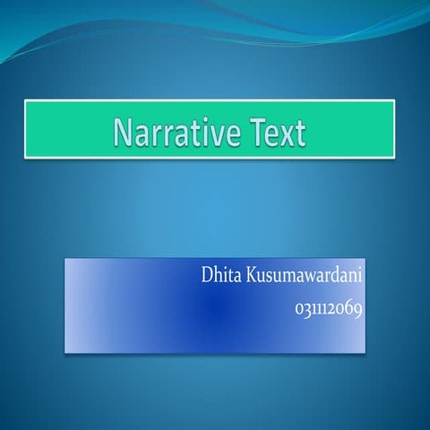 Narrative text