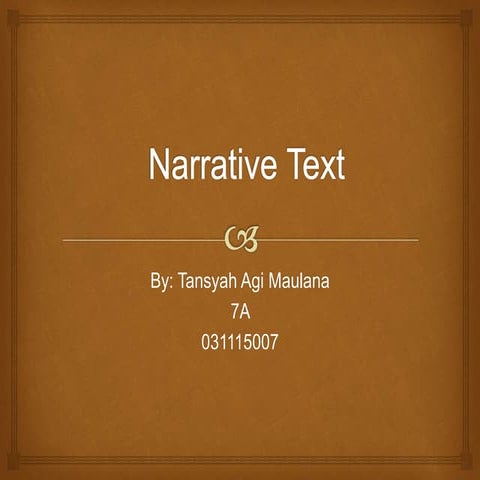 Narrative text