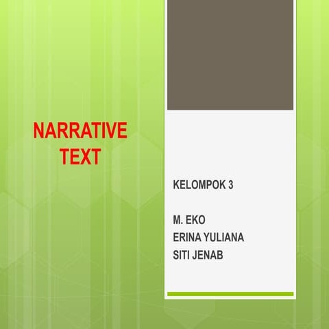 Narrative text