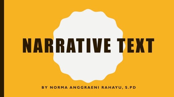 tugas bahasa inggris powerpoint narrative text | PPT