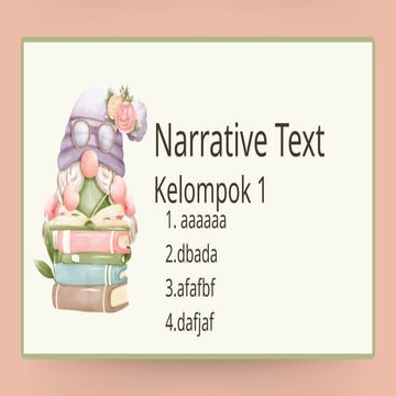Narrative Text for student In Senior High School