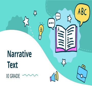 NARRATIVE TEXT FOR EDUCATION FILE X.pptx
