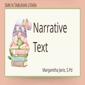 Narrative Text Education Presentation In Pastel Cute Style.pptx