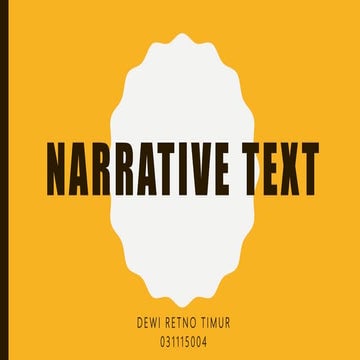 Narrative text 