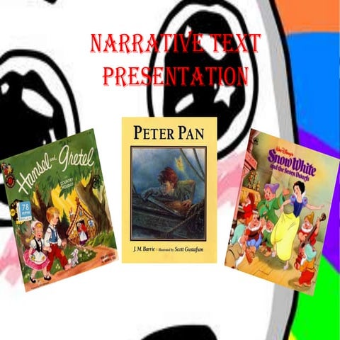 Narrative text presentation