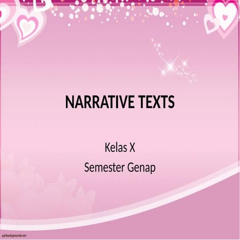 POWER POINT NARRATIVE TEXTS KELAS X.pptx