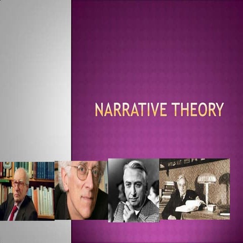 Narrative theorey assigment 8 draft 5