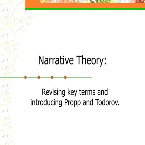 Narrative Theory