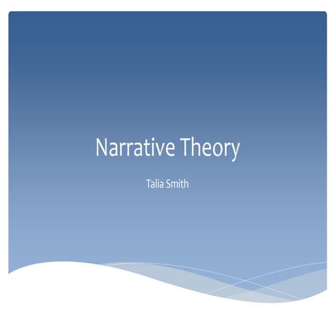 Narrative theory