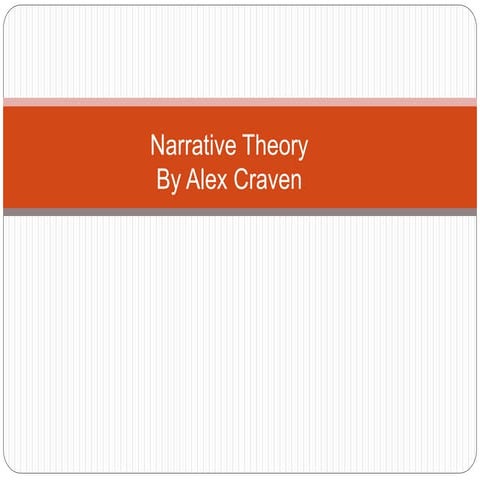 Narrative theory