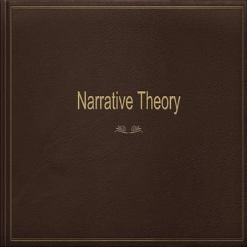 Narrative theory 