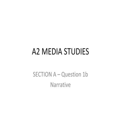 Narrative theory slides