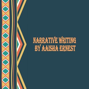 NARRATIVE PARAGRAPH.......ppt....grade 8 | PPTX
