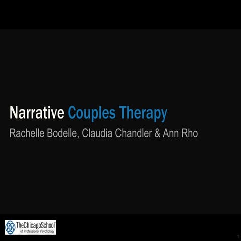 Narriative Couples Therapy
