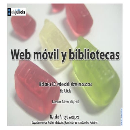 Web móvil y bibliotecas