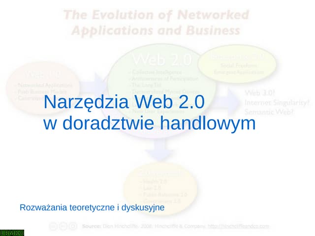 Narzędzia Web2 Doradcy Handlowego