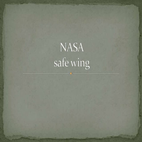 Fixed wing aircrafts | PPTX