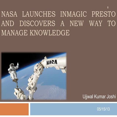 Knowledge Management in NASA