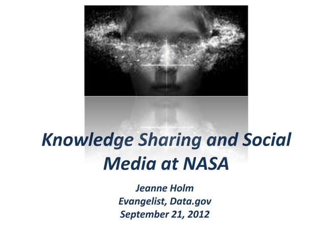 Knowledge Sharing and Social Media at NASA