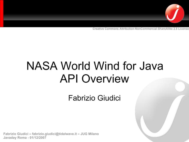 NASA World Wind for Java  API Overview