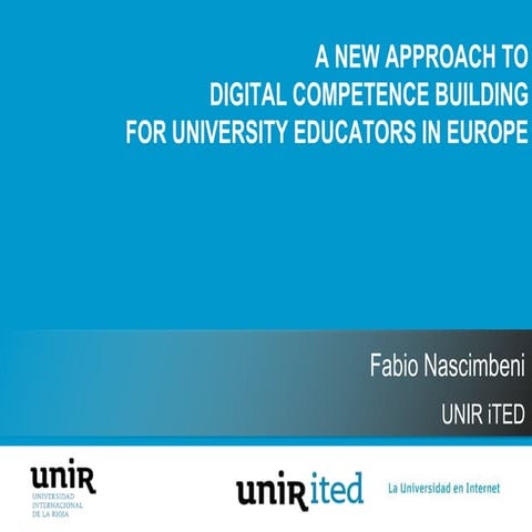 A new approach to digital capacity building for university educators in Europe