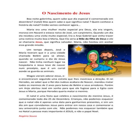 Natal - Nascimento de jesus | PDF