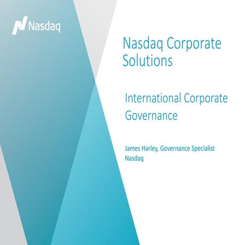 Nasdaq Corporate Solutions | International Corporate Governance