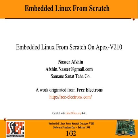 Embedded linux from scratch | PPT