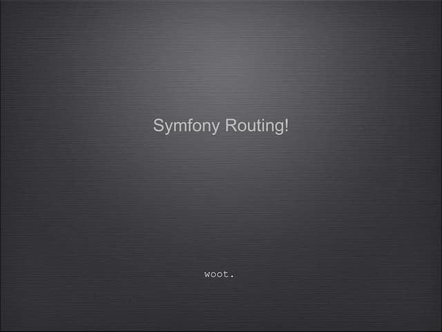 Nashvile Symfony Routes Presentation