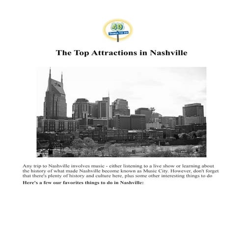 The Top Attractions in Nashville
