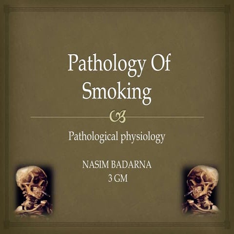 pathology of smoking