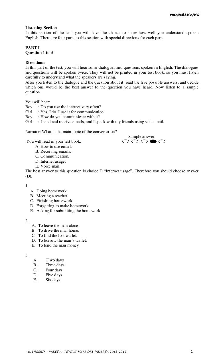 Kunci Jawaban Bahasa Inggris Paket C 2019 Kunci Jawaban Bahasa Inggris Paket C 2019