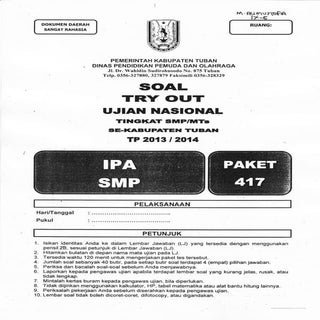 Naskah Soal Tryout Ujian Nasional I...