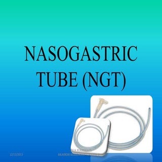 Nasogastrik tube