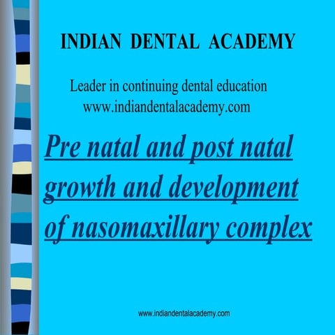 Naso maxillary complex   5 /certified fixed orthodontic courses by Indian den...